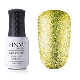 HNM Super Bling Gel Nail Polish 8ML UV Nail Gel Polish Platinum GelLak Glitter Semi Permanent GelPolish Gel Varnish Lacquer