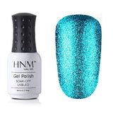 HNM Super Bling Gel Nail Polish 8ML UV Nail Gel Polish Platinum GelLak Glitter Semi Permanent GelPolish Gel Varnish Lacquer