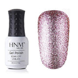 HNM Super Bling Gel Nail Polish 8ML UV Nail Gel Polish Platinum GelLak Glitter Semi Permanent GelPolish Gel Varnish Lacquer