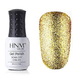 HNM Super Bling Gel Nail Polish 8ML UV Nail Gel Polish Platinum GelLak Glitter Semi Permanent GelPolish Gel Varnish Lacquer