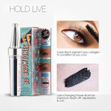 HOLD LIVE 3D Fiber Lashes Mascara Volume Waterproof Lengthening Mascaras Black Color Natural False Lash Eyes Cosmetics Make Up