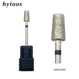 HYTOOS 11 Type Diamond Nail Drill Bit 3/32" Rotary Burr Milling Cutter Bits For Manicure Electric Drill Accessories Nail Tools