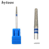 HYTOOS 29 Types Diamond Nail Drill Bit 3/32" Rotary Manicure Cutters Bits For Cuticle Electric Drill Accessories Milling Machine