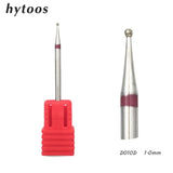 HYTOOS 29 Types Diamond Nail Drill Bit 3/32" Rotary Manicure Cutters Bits For Cuticle Electric Drill Accessories Milling Machine