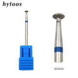 HYTOOS 29 Types Diamond Nail Drill Bit 3/32" Rotary Manicure Cutters Bits For Cuticle Electric Drill Accessories Milling Machine