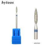 HYTOOS 29 Types Diamond Nail Drill Bit 3/32" Rotary Manicure Cutters Bits For Cuticle Electric Drill Accessories Milling Machine
