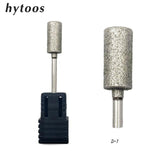 HYTOOS 29 Types Diamond Nail Drill Bit 3/32" Rotary Manicure Cutters Bits For Cuticle Electric Drill Accessories Milling Machine