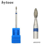 HYTOOS 29 Types Diamond Nail Drill Bit 3/32" Rotary Manicure Cutters Bits For Cuticle Electric Drill Accessories Milling Machine