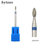 HYTOOS 6 Size Ball Diamond Nail Drill Bit Rotary Burr Cuticle Clean Electric Bits For Manicure Drill Accessories Nail Mills