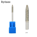 HYTOOS 6 Size Ball Diamond Nail Drill Bit Rotary Burr Cuticle Clean Electric Bits For Manicure Drill Accessories Nail Mills