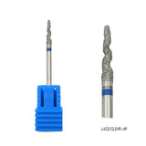 HYTOOS 6 Size Ball Diamond Nail Drill Bit Rotary Burr Cuticle Clean Electric Bits For Manicure Drill Accessories Nail Mills