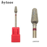 HYTOOS 6 Size Ball Diamond Nail Drill Bit Rotary Burr Cuticle Clean Electric Bits For Manicure Drill Accessories Nail Mills