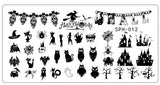 Halloween Christmas Nail Stamping Plates Nail Stamp Polish Image Nail Art Image 6.2*12.5 Konad Stamp Stamping Manicure Template