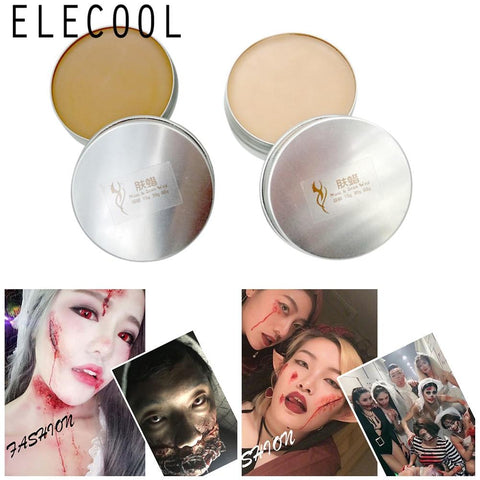 Halloween Makeup Face Painting Special Effects Stage Makeup Halloween Party Fake Wound Skin Wax Scar Body Paint Makeup
