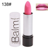 Heng Fang Smooth Moisturizer Rouge Lipstick Long Lasting 12 Colors Lip Batom Beauty Pink Red Nudes Glitter Lip Stick Makeup Lips
