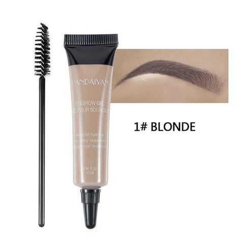 Henna Eyebrow Gel BRUNETTE Tint Eyebrow Dye Cream Caramel Black Microblading Eyebrow Tattoo Pen Pomade Brow Enhancer Brush Kit