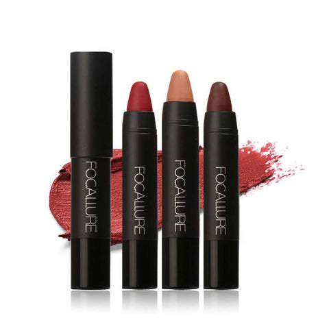 High Quality Focallure Women Matte Lipstick Pen Waterproof Long-lasting Cosmetic Nude Lady Lips Makeup Lipsticks well