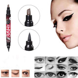 High Quality Natural 2 in 1 Waterproof Long-lasting Eyebrow Eyeliner Liquid Eyebrow Pen Pencil Makeup Cosmetic Tools