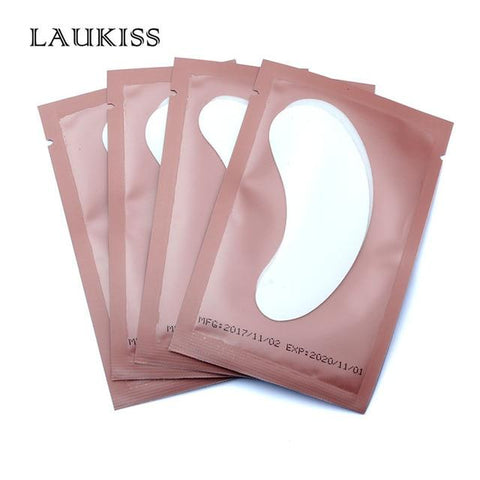 Hot 50 Pairs Patches for Eyelash Extension Stickers Eye Pads Paper Under Eyes Grafted Lash Stickers Beauty Tips Wraps Tools Pad