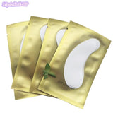 Hot 50pairs Eyelash Extension Paper Patches Grafted Eye Stickers 11 Color Eyelash Under Eye Pads Eye Paper Patches Tips Sticker