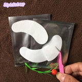 Hot 50pairs Eyelash Extension Paper Patches Grafted Eye Stickers 11 Color Eyelash Under Eye Pads Eye Paper Patches Tips Sticker