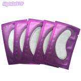 Hot 50pairs Eyelash Extension Paper Patches Grafted Eye Stickers 11 Color Eyelash Under Eye Pads Eye Paper Patches Tips Sticker