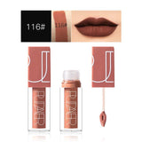 Hot Brand Long Lasting Velvet Lips Tint Liquid Lipstick Matte Beauty Cosmetics Sexy Nude Pigment Matte Lip Gloss Tattoo Makeup