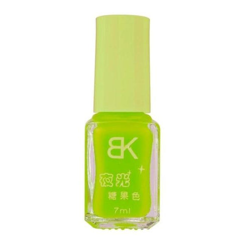 Hot Fashion Women Children 7ml Nail Polish Non-toxic 20 colors Fluorescent Neon Luminous Gel Nail Polish for Glow in Dark
