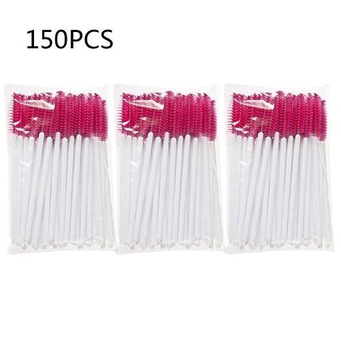 Hot Sale 7color 50PCS/set  Applicator Spoolers Makeup Brush Tool Cosmetic Eyelash Extension Disposable Mascara Wand
