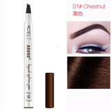 Hot Sale Microblading Eyebrow Tattoo Pen Waterproof Eye Makeup 3 Colors Easy Use Eyebrow Pen Deep Color Pencil Eyebrow