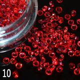 Hot selling 1 box/pack 5g 1.5mm Zircon Nail Rhinestones Nail Art Micro Rhinestones Mini Nail Rhinestones Manicure Decorations