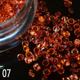 Hot selling 1 box/pack 5g 1.5mm Zircon Nail Rhinestones Nail Art Micro Rhinestones Mini Nail Rhinestones Manicure Decorations