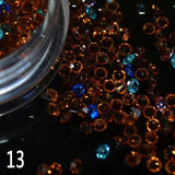 Hot selling 1 box/pack 5g 1.5mm Zircon Nail Rhinestones Nail Art Micro Rhinestones Mini Nail Rhinestones Manicure Decorations