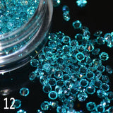 Hot selling 1 box/pack 5g 1.5mm Zircon Nail Rhinestones Nail Art Micro Rhinestones Mini Nail Rhinestones Manicure Decorations