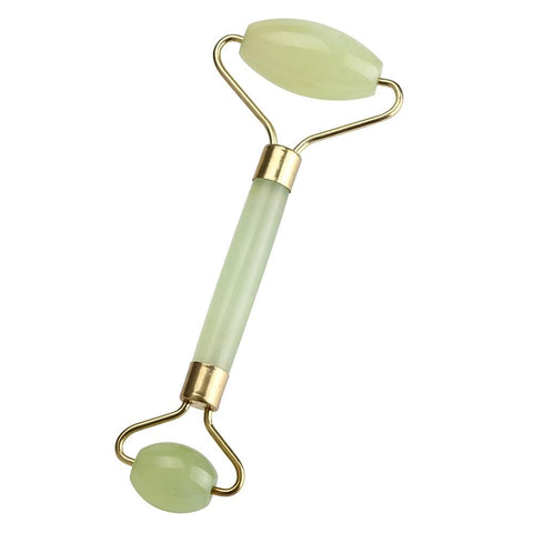 Hot selling Green Natural Facial Beauty Massage Tool Massage Stone Jade Roller Face Thin massager Dropshipping May14 HW