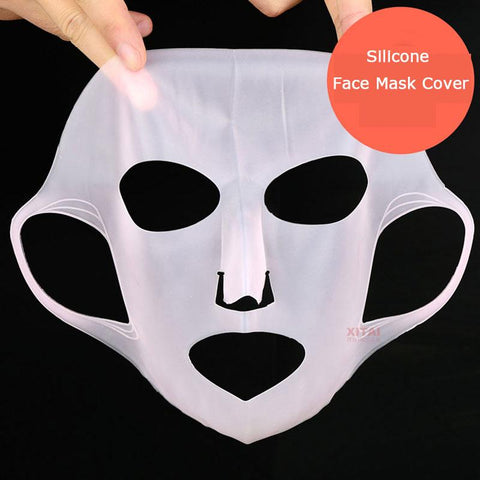 Hydrating Mask Cover Silicone Reuse Waterproof Beauty Face Moisturizing Mask For Sheet Mask Cover Face Care Tool Locking Water