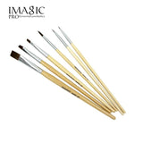 IMAGIC 6pcs/set Body Paint Makeup Brushes Painting Face Paint Brush Set Maquiagem Tools Wooden Handle Cosmetics Body Painting