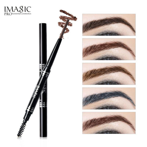 IMAGIC Brand Makeup Eyebrow Automatic Pro Waterproof Pencil Makeup 5 Style Paint Eyebrow Pencil Cosmetics Brow Eye Liner Tools