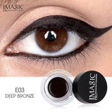 IMAGIC Gel Eyeliner Not Blooming Makeup Palette Matte Waterproof Lasting  Eye Liner Gel Cream With Brush