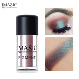 IMAGIC Pro Glitter Eyeshadow Loose Powder Shimmer Eye Shadow Nude Pigments Metallic Sparkling Makeup Beauty Cosmetics 9 Colors