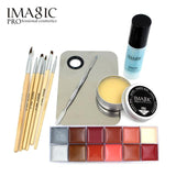 IMAGIC Professional  Makeup  Cosmetics 1 X12 Colors Body Painting+Skin Wax+professional makeup remover Makeup Set Tools