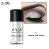 IMAGIC brand flash eye shadow powder makeup waterproof flash eye shadow 3D naked eye powder cosmetics flash powder