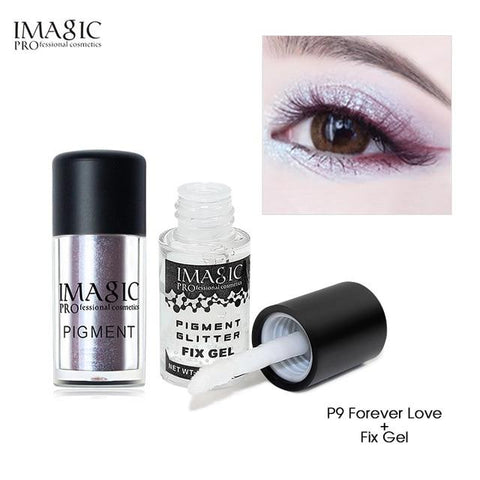 IMAGIC brand flash eye shadow powder makeup waterproof flash eye shadow 3D naked eye powder cosmetics flash powder