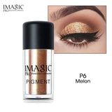 IMAGIC brand flash eye shadow powder makeup waterproof flash eye shadow 3D naked eye powder cosmetics flash powder
