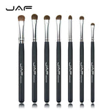 JAF 3Colors 7pcs Brushes for Makeup 100% Natural Animal Horse Pony Hair Eye Makeup Brush Set JE07PY