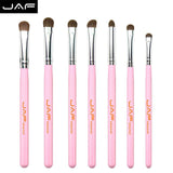JAF 3Colors 7pcs Brushes for Makeup 100% Natural Animal Horse Pony Hair Eye Makeup Brush Set JE07PY