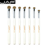 JAF Brand 7pcs Eyeshadow Brushes for Makeup Classic 100% Natural Animal Hair Eye Shadow Blending Make Up Brush Set JE07PY