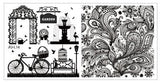 JQ-L Series 120*60MM Size Stamp Stamping Image Konad Plate Print Nail Art Template DIY For Nail Stamping Plates