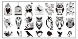 JQ-L Series 120*60MM Size Stamp Stamping Image Konad Plate Print Nail Art Template DIY For Nail Stamping Plates
