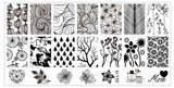JQ-L Series 120*60MM Size Stamp Stamping Image Konad Plate Print Nail Art Template DIY For Nail Stamping Plates